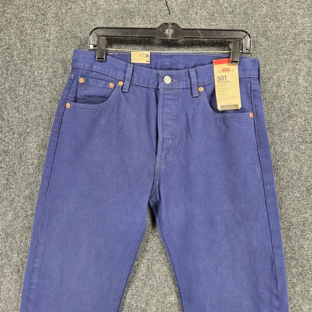 Levi's 501‎ Original Jeans Mens 30x30 Blue 100% Cotton Straight Leg Jeans New